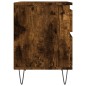 vidaXL Comodino Rovere Fumo 40x35x50 cm in Legno Multistrato vidaXL Comodino Rovere Fumo 40x35x50 cm in Legno Multistrato