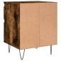 vidaXL Comodino Rovere Fumo 40x35x50 cm in Legno Multistrato vidaXL Comodino Rovere Fumo 40x35x50 cm in Legno Multistrato