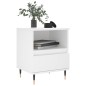 vidaXL Comodino Bianco 40x35x50 cm in Legno Multistrato vidaXL Comodino Bianco 40x35x50 cm in Legno Multistrato