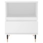 vidaXL Comodino Bianco 40x35x50 cm in Legno Multistrato vidaXL Comodino Bianco 40x35x50 cm in Legno Multistrato
