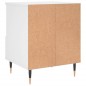 vidaXL Comodino Bianco 40x35x50 cm in Legno Multistrato vidaXL Comodino Bianco 40x35x50 cm in Legno Multistrato