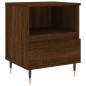 vidaXL Comodini 2pz Rovere Marrone 40x35x50 cm in Legno Multistrato vidaXL Comodini 2pz Rovere Marrone 40x35x50 cm in Legno Multistrato