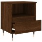 vidaXL Comodini 2pz Rovere Marrone 40x35x50 cm in Legno Multistrato vidaXL Comodini 2pz Rovere Marrone 40x35x50 cm in Legno Multistrato