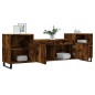vidaXL Mobile TV Rovere Fumo 160x35x55 cm in Legno Multistrato vidaXL Mobile TV Rovere Fumo 160x35x55 cm in Legno Multistrato