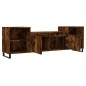 vidaXL Mobile TV Rovere Fumo 160x35x55 cm in Legno Multistrato vidaXL Mobile TV Rovere Fumo 160x35x55 cm in Legno Multistrato