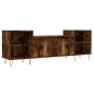 vidaXL Mobile TV Rovere Fumo 160x35x55 cm in Legno Multistrato vidaXL Mobile TV Rovere Fumo 160x35x55 cm in Legno Multistrato