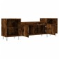 vidaXL Mobile TV Rovere Fumo 160x35x55 cm in Legno Multistrato vidaXL Mobile TV Rovere Fumo 160x35x55 cm in Legno Multistrato