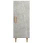 Credenza Grigio Cemento 34,5x34x90 cm in Legno Multistrato Credenza Grigio Cemento 34,5x34x90 cm in Legno Multistrato