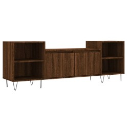 vidaXL Mobile TV Rovere Marrone 160x35x55 cm in Legno Multistrato