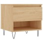 vidaXL Tavolino Rovere Sonoma 50x46x50 cm in Legno Multistrato vidaXL Tavolino Rovere Sonoma 50x46x50 cm in Legno Multistrato