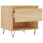 vidaXL Tavolino Rovere Sonoma 50x46x50 cm in Legno Multistrato vidaXL Tavolino Rovere Sonoma 50x46x50 cm in Legno Multistrato