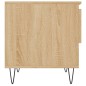 vidaXL Tavolino Rovere Sonoma 50x46x50 cm in Legno Multistrato vidaXL Tavolino Rovere Sonoma 50x46x50 cm in Legno Multistrato