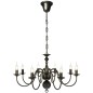 vidaXL Lampadario Stile Antico Metallo Nero Lampadine 8 x E14 vidaXL Lampadario Stile Antico Metallo Nero Lampadine 8 x E14