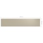 vidaXL Paravento Balcone Beige 120x600 cm in Tessuto Oxford