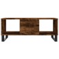 vidaXL Tavolino da Salotto Rovere Fumo 90x50x36,5 cm Legno Multistrato