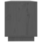 Mobile Porta TV Grigio 110,5x35x44 cm in Legno Massello di Pino Mobile Porta TV Grigio 110,5x35x44 cm in Legno Massello di Pino