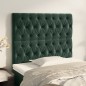 vidaXL Testiera 2 pz Verde scuro 90 x 7 x 78/88 cm in Velluto vidaXL Testiera 2 pz Verde scuro 90 x 7 x 78/88 cm in Velluto