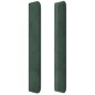 vidaXL Testiera ad Orecchio Verde Scuro 183x16x118/128 cm in Velluto vidaXL Testiera ad Orecchio Verde Scuro 183x16x118/128 cm in Velluto