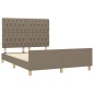 vidaXL Giroletto Grigio Tortora 140x200 cm in Tessuto vidaXL Giroletto Grigio Tortora 140x200 cm in Tessuto