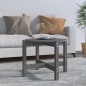 Tavolino da Salotto Grigio Ø 62,5x45 cm Legno Massello di Pino Tavolino da Salotto Grigio Ø 62,5x45 cm Legno Massello di Pino