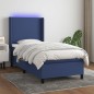 vidaXL Letto a Molle con Materasso e LED Blu 80x200 cm in Tessuto vidaXL Letto a Molle con Materasso e LED Blu 80x200 cm in Tessuto