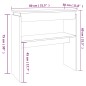 vidaXL Tavolino Consolle Rovere Fumo 80x30x80 cm in Legno Multistrato vidaXL Tavolino Consolle Rovere Fumo 80x30x80 cm in Legno Multistrato