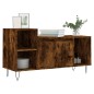 vidaXL Mobile TV Rovere Fumo 100x35x55 cm in Legno Multistrato vidaXL Mobile TV Rovere Fumo 100x35x55 cm in Legno Multistrato