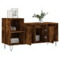 vidaXL Mobile TV Rovere Fumo 100x35x55 cm in Legno Multistrato vidaXL Mobile TV Rovere Fumo 100x35x55 cm in Legno Multistrato