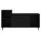 vidaXL Mobile Porta TV Nero 100x35x55 cm in Legno Multistrato vidaXL Mobile Porta TV Nero 100x35x55 cm in Legno Multistrato