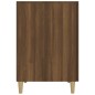 Scrivania Rovere Marrone 140x50x75 cm in Legno Multistrato