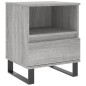 vidaXL Comodino Grigio Sonoma 40x35x50 cm in Legno Multistrato vidaXL Comodino Grigio Sonoma 40x35x50 cm in Legno Multistrato