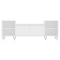 vidaXL Mobile Porta TV Bianco 160x35x55 cm in Legno Multistrato vidaXL Mobile Porta TV Bianco 160x35x55 cm in Legno Multistrato