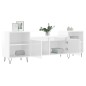 vidaXL Mobile Porta TV Bianco Lucido 160x35x55 cm in Legno Multistrato vidaXL Mobile Porta TV Bianco Lucido 160x35x55 cm in Legno Multistrato