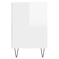 vidaXL Mobile Porta TV Bianco Lucido 160x35x55 cm in Legno Multistrato vidaXL Mobile Porta TV Bianco Lucido 160x35x55 cm in Legno Multistrato