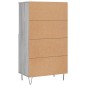 vidaXL Credenza Grigio Sonoma 60x36x110 cm in Legno Multistrato vidaXL Credenza Grigio Sonoma 60x36x110 cm in Legno Multistrato
