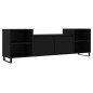 vidaXL Mobile Porta TV Nero 160x35x55 cm in Legno Multistrato vidaXL Mobile Porta TV Nero 160x35x55 cm in Legno Multistrato