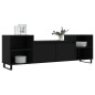 vidaXL Mobile Porta TV Nero 160x35x55 cm in Legno Multistrato vidaXL Mobile Porta TV Nero 160x35x55 cm in Legno Multistrato