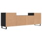 vidaXL Mobile Porta TV Nero 160x35x55 cm in Legno Multistrato vidaXL Mobile Porta TV Nero 160x35x55 cm in Legno Multistrato