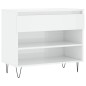 vidaXL Scarpiera Bianco Lucido 70x36x60 cm in Legno Multistrato vidaXL Scarpiera Bianco Lucido 70x36x60 cm in Legno Multistrato