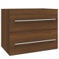Mobile Lavabo Rovere Marrone 60x38,5x48 cm in Legno Multistrato Mobile Lavabo Rovere Marrone 60x38,5x48 cm in Legno Multistrato