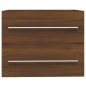 Mobile Lavabo Rovere Marrone 60x38,5x48 cm in Legno Multistrato Mobile Lavabo Rovere Marrone 60x38,5x48 cm in Legno Multistrato