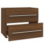 Mobile Lavabo Rovere Marrone 60x38,5x48 cm in Legno Multistrato Mobile Lavabo Rovere Marrone 60x38,5x48 cm in Legno Multistrato