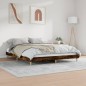 vidaXL Giroletto Rovere Fumo 160x200 cm in Legno Multistrato vidaXL Giroletto Rovere Fumo 160x200 cm in Legno Multistrato