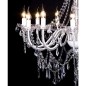 Lampadario classico vetro 1600 cristalli, a sospensione Lampadario classico vetro 1600 cristalli, a sospensione