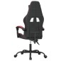 Sedia da Gaming Girevole Nero e Rosso Vino in Similpelle Sedia da Gaming Girevole Nero e Rosso Vino in Similpelle