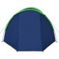 vidaXL Tenda da Campeggio per 4 Persone Blu Marino/Verde vidaXL Tenda da Campeggio per 4 Persone Blu Marino/Verde