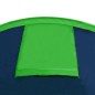 vidaXL Tenda da Campeggio per 4 Persone Blu Marino/Verde vidaXL Tenda da Campeggio per 4 Persone Blu Marino/Verde