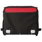 vidaXL Rimorchio da Bici Nero e Rosso 30 kg in Ferro vidaXL Rimorchio da Bici Nero e Rosso 30 kg in Ferro