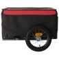 vidaXL Rimorchio da Bici Nero e Rosso 30 kg in Ferro vidaXL Rimorchio da Bici Nero e Rosso 30 kg in Ferro