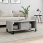 vidaXL Tavolino Salotto Grigio Sonoma 90x50x36,5 cm Legno Multistrato